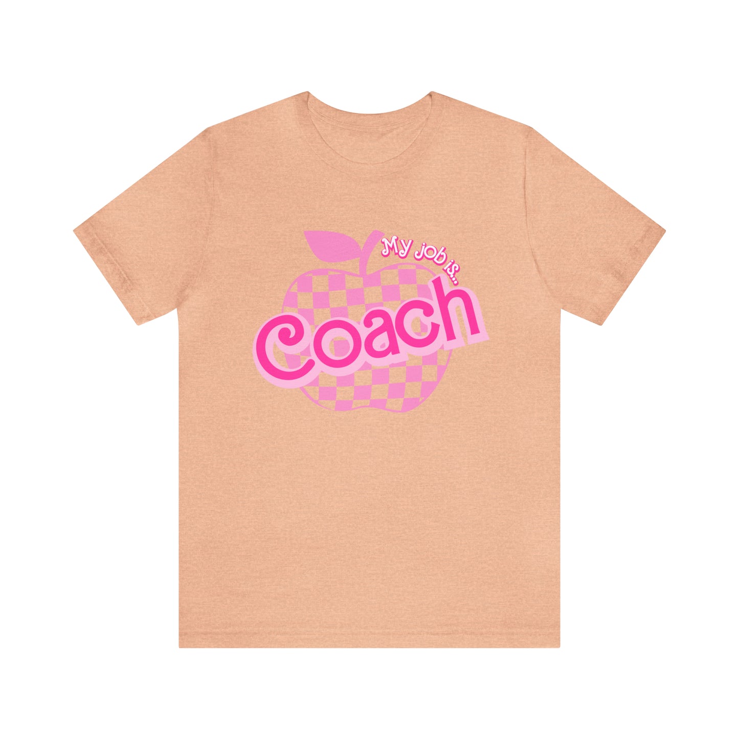 My Job Is Coach shirt, Pink Sport Coach Shirt, Colorful Coaching shirt, 90s Cheer Coach shirt, Back To School Shirt, Teacher Gift, T816