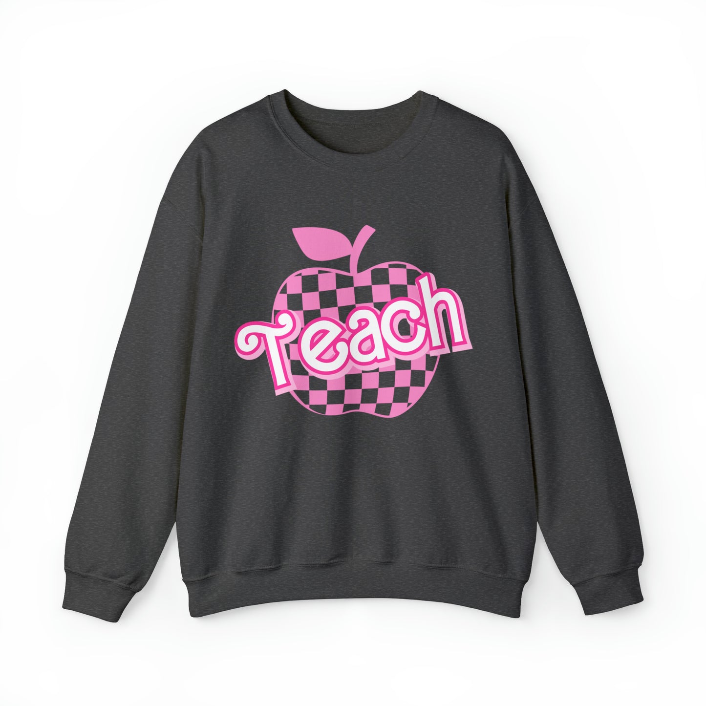 My Job is Teach Sweatshirt, Trendy Teacher Sweatshirt, Retro Back to school, Teacher Appreciation, Checkered Teacher Sweatshirt, S738