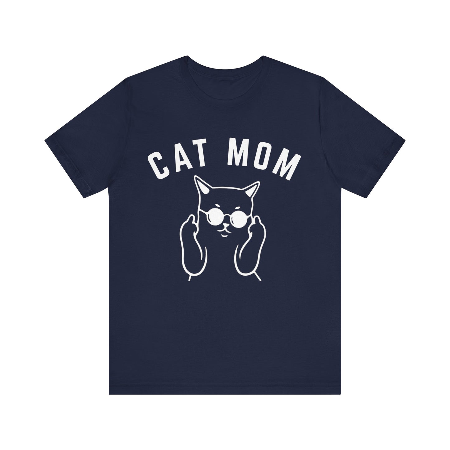 Cat Mom Shirt, Funny Pet Lover Tshirt for Her, Cat Mama T Shirt for Mom Gift from Kids, Cat T-Shirt Gift for Women, Cat Lover Tee, T1111