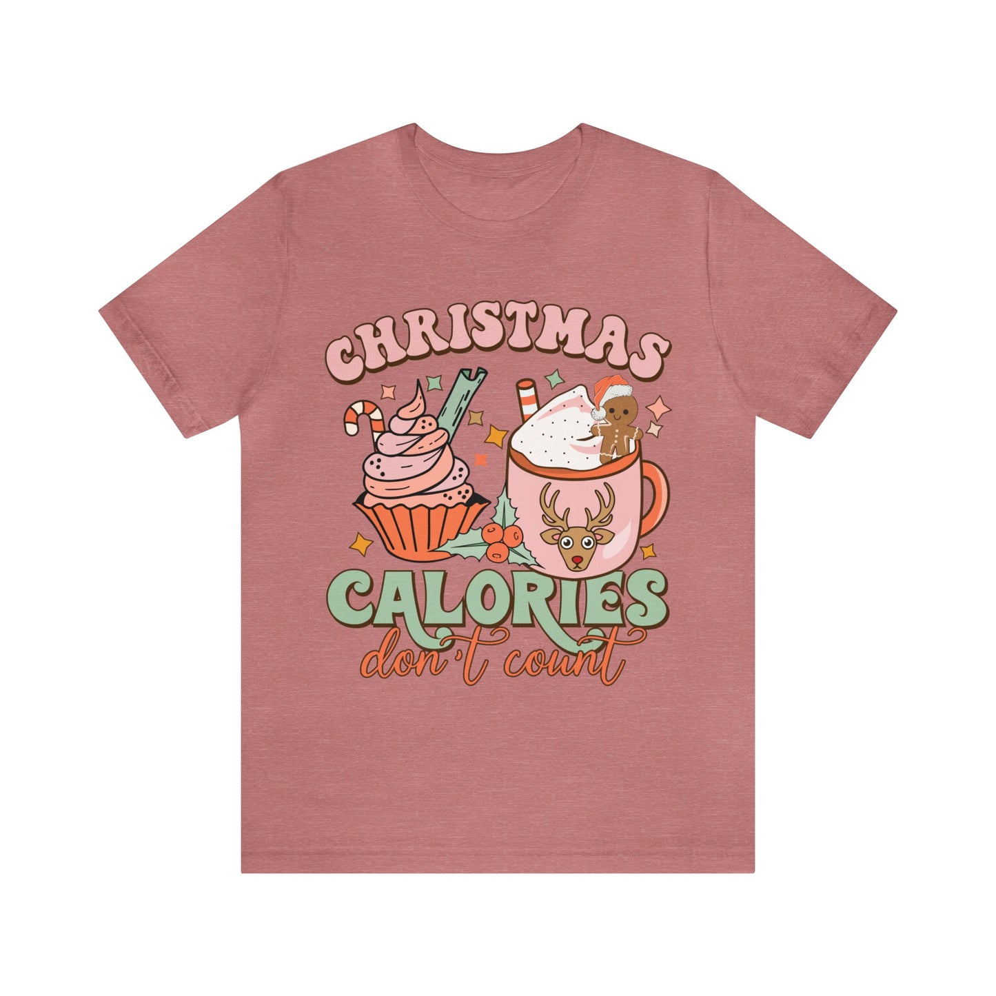 Christmas Calories Don't Count Shirt, Funny Christmas Shirt, Christmas Gift, Xmas calories shirt, Christmas calories, T870