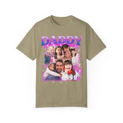 Custom Bootleg Rap Daddy Tee, Custom Photo Daddy Shirt, Dad Shirt With Kid Face Photos, Custom Father's Day Gift Personalized Father, CC1648