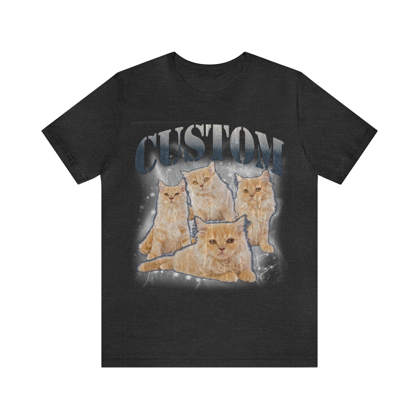 Retro Custom Cat Bootleg Tee, Custom Cat Shirt, Custom Cat Lover Gift, Custom dog portrait, Vintage Funny Cat Shirt, Bootleg Shirt, T1396