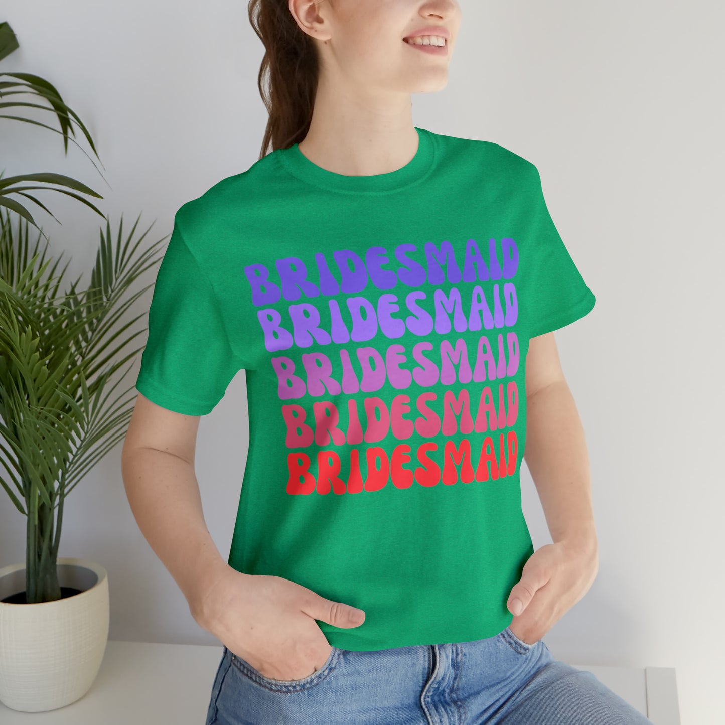 Retro Bridesmaid TShirt, Bridesmaid Shirt for Women, T285