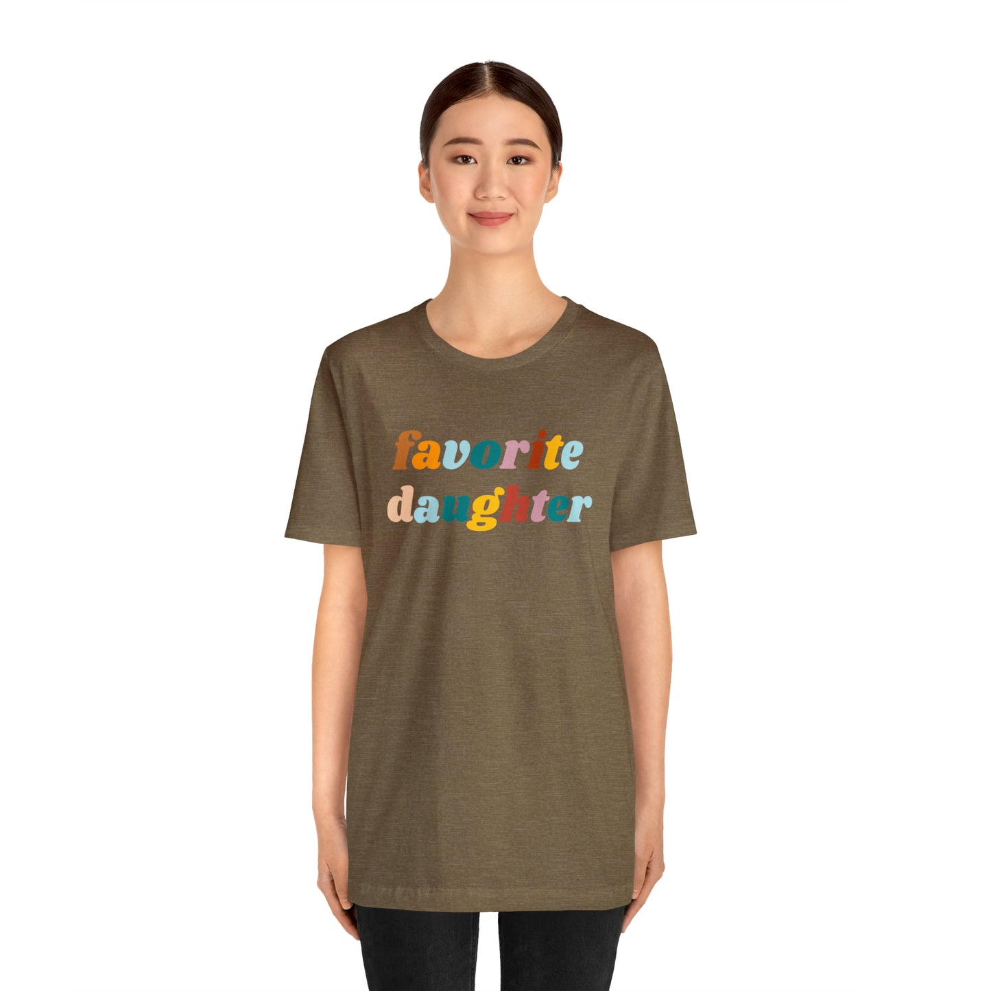 Funny Daughter Gift from Mom, Favorite Daughter Shirt for Daughter, Cute Birthday Gift for Daughter, T230