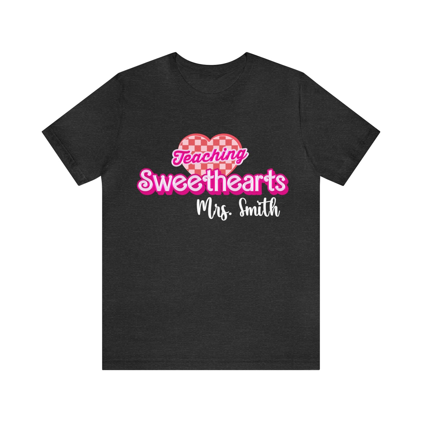 Personalized Teaching Sweethearts Valentines Day Shirt, Teacher Valentine's Day Shirts for Teachers, Gift Sweater for Hearts Day, T1274