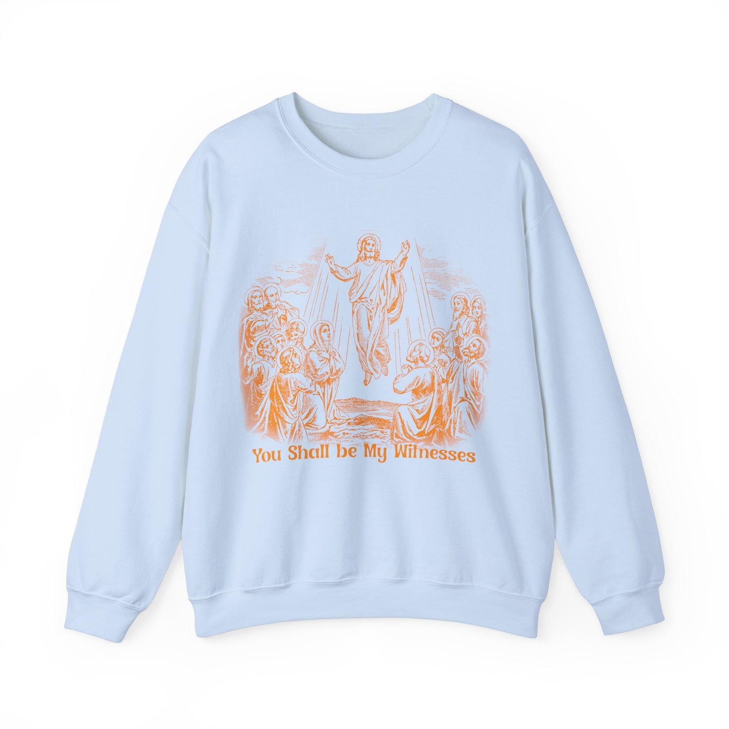 Vintage The Ascent of Jesus Into Heaven On The Fortieth Day After The Resurrection Sweatshirt, Christian gifts, Religious Sweatshirt, S1591