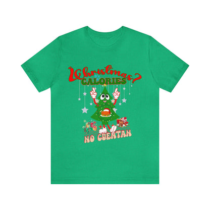 Christmas Calories No Cuentan Shirt, Feliz Navidad Shirt, Christmas Gifts, New Year Shirt, Spanish Christmas Shirt, Holiday Sweaters, T874