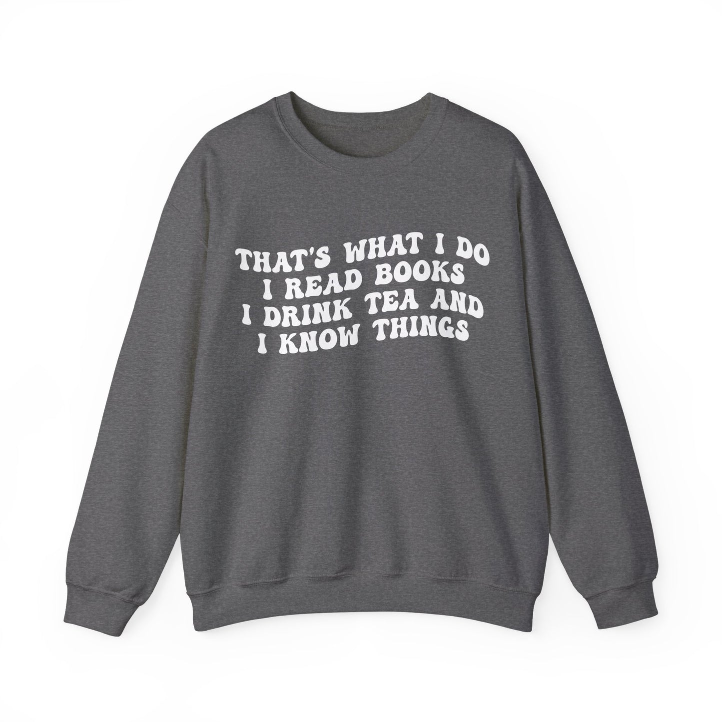 That's What I Do I Read Books Sweatshirt, Librarian Sweatshirt for Teacher, Book Lovers Club Sweatshirt, Book Nerd Sweatshirt, S1242