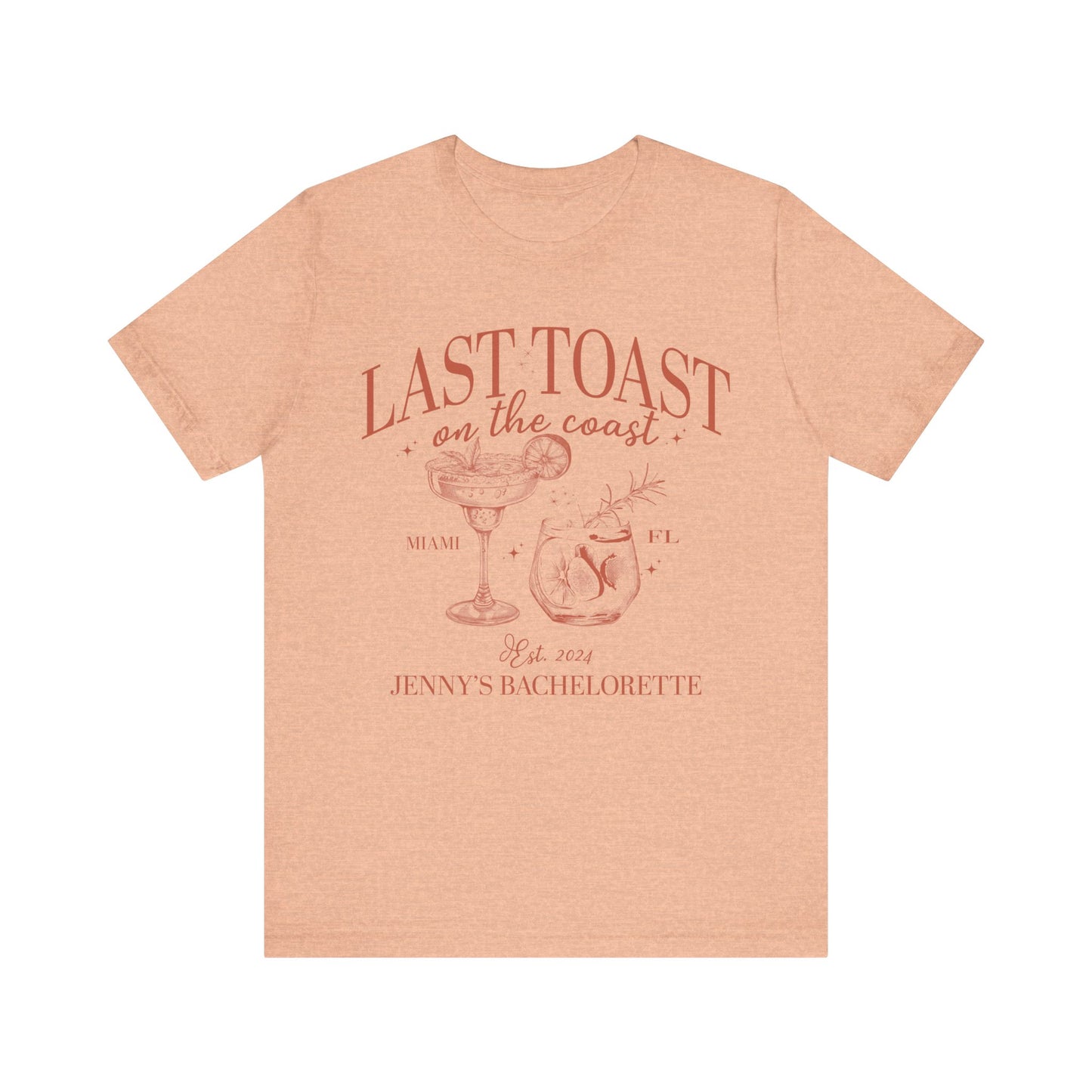 Last Toast on the Coast Beach Bachelorette Party Shirt, Custom Bachelorette Shirts, Personal Luxury Bachelorette, Social Club Bach, T1558