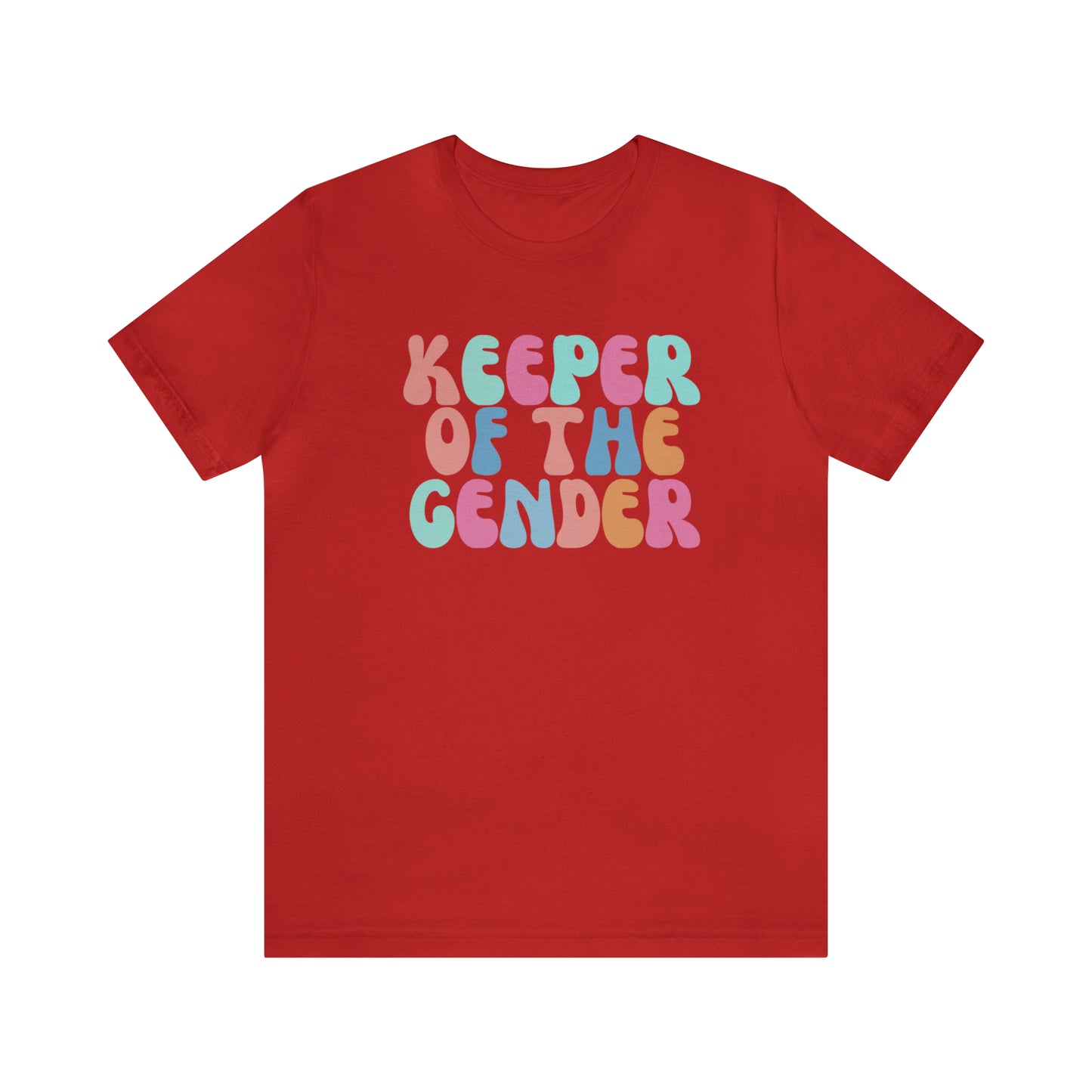 Cute Baby Announcement Shirt for Gender Reveal, Keeper of the Gender Shirt, Gender Reveal Party Tee, T331