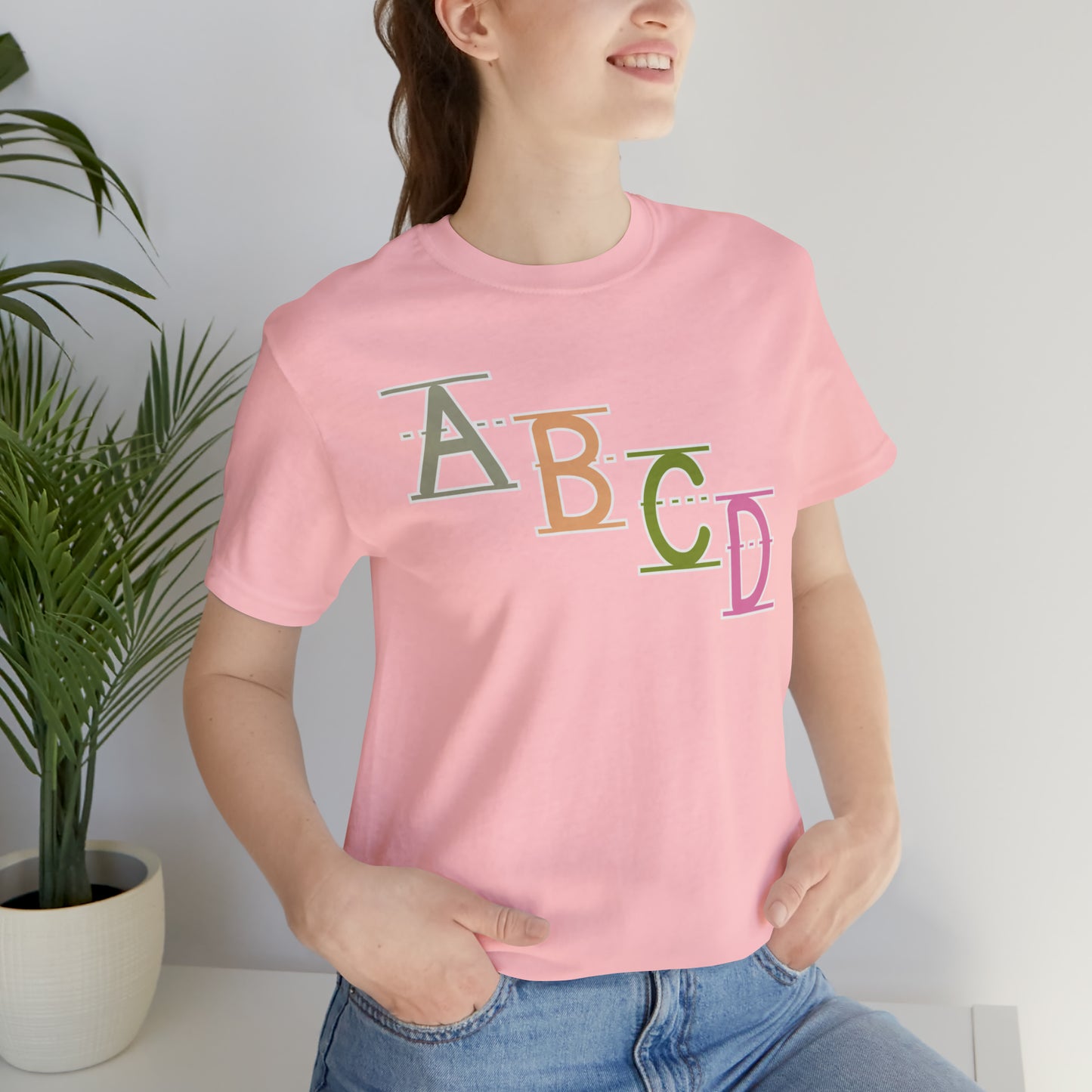 Pre-school Teacher Shirt, Kindergarten Teacher Shirt, ABCD Shirt, Cute Teacher Shirt, Nursery Teacher Shirt, T375