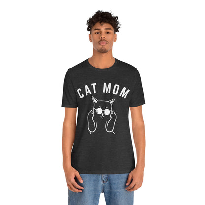 Cat Mom Shirt, Funny Pet Lover Tshirt for Her, Cat Mama T Shirt for Mom Gift from Kids, Cat T-Shirt Gift for Women, Cat Lover Tee, T1111