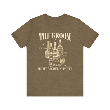 The Groom Bachelor Party Shirts, Groomsmen Shirts, Custom Bachelor Party Gifts, Funny Bachelor Shirts, Group Bachelor Shirts, T1556