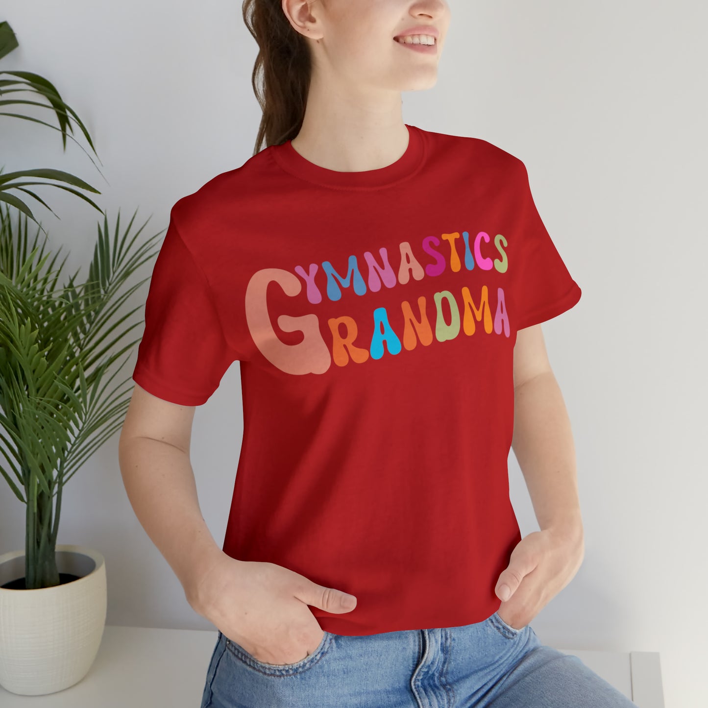 Retro Gymnastic Grandma Shirt, Gymnastic Grandma Shirt, Sports Grandma Shirt, Cute Gymnastic Shirt for Grandma, T487