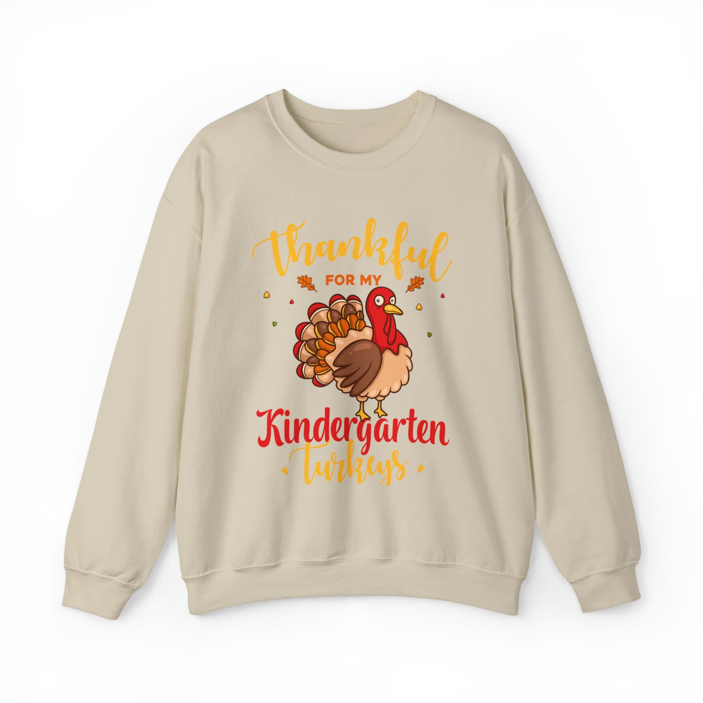 Thankful For My Kindergarten Turkey Sweatshirt, Thanksgiving Dinner Sweatshirt, Family Thanksgiving Shirt, Thanksgiving Turkey Shirt, SW860