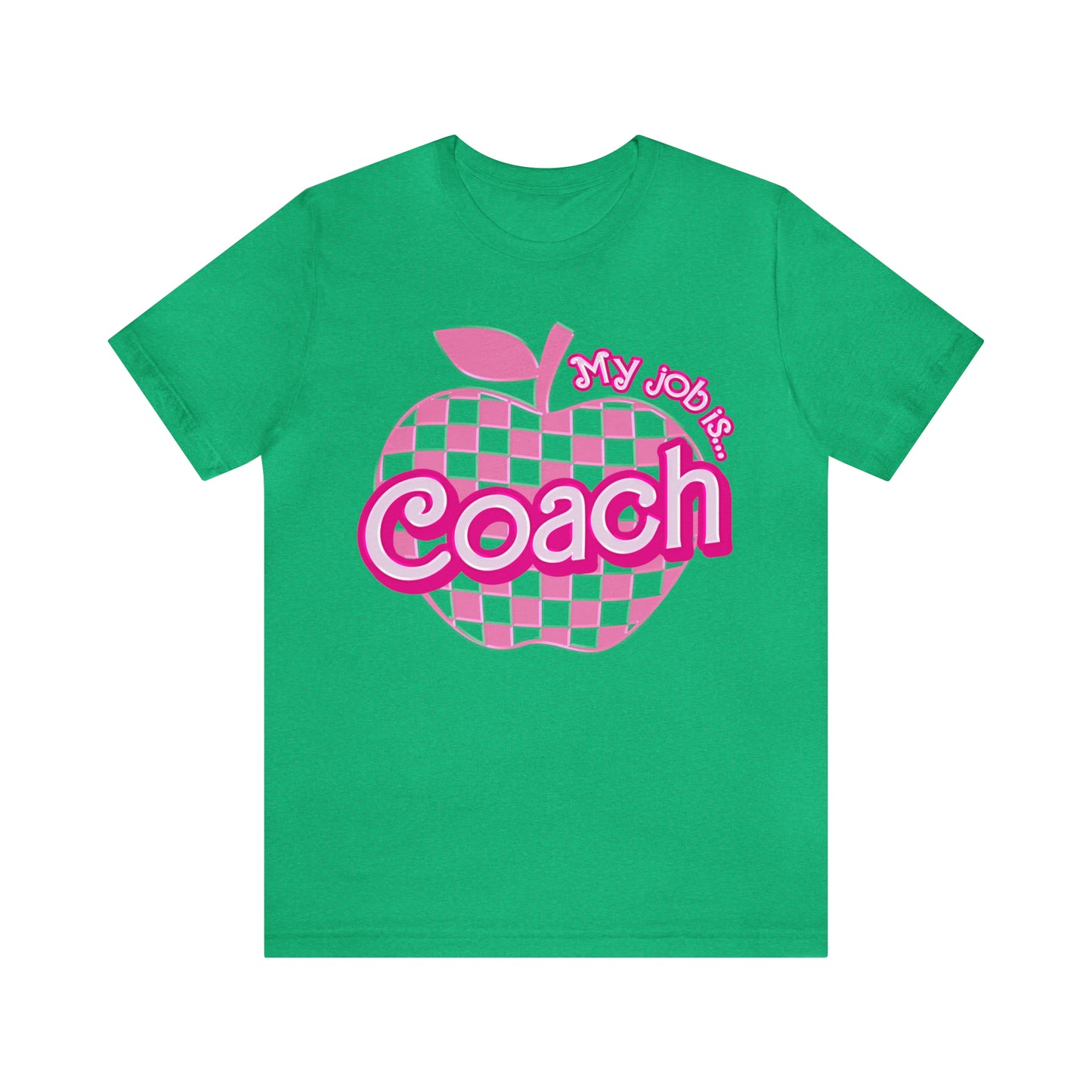 My Job Is Coach shirt, Pink Sport Coach Shirt, Colorful Coaching shirt, 90s Cheer Coach shirt, Back To School Shirt, Teacher Gift, T817