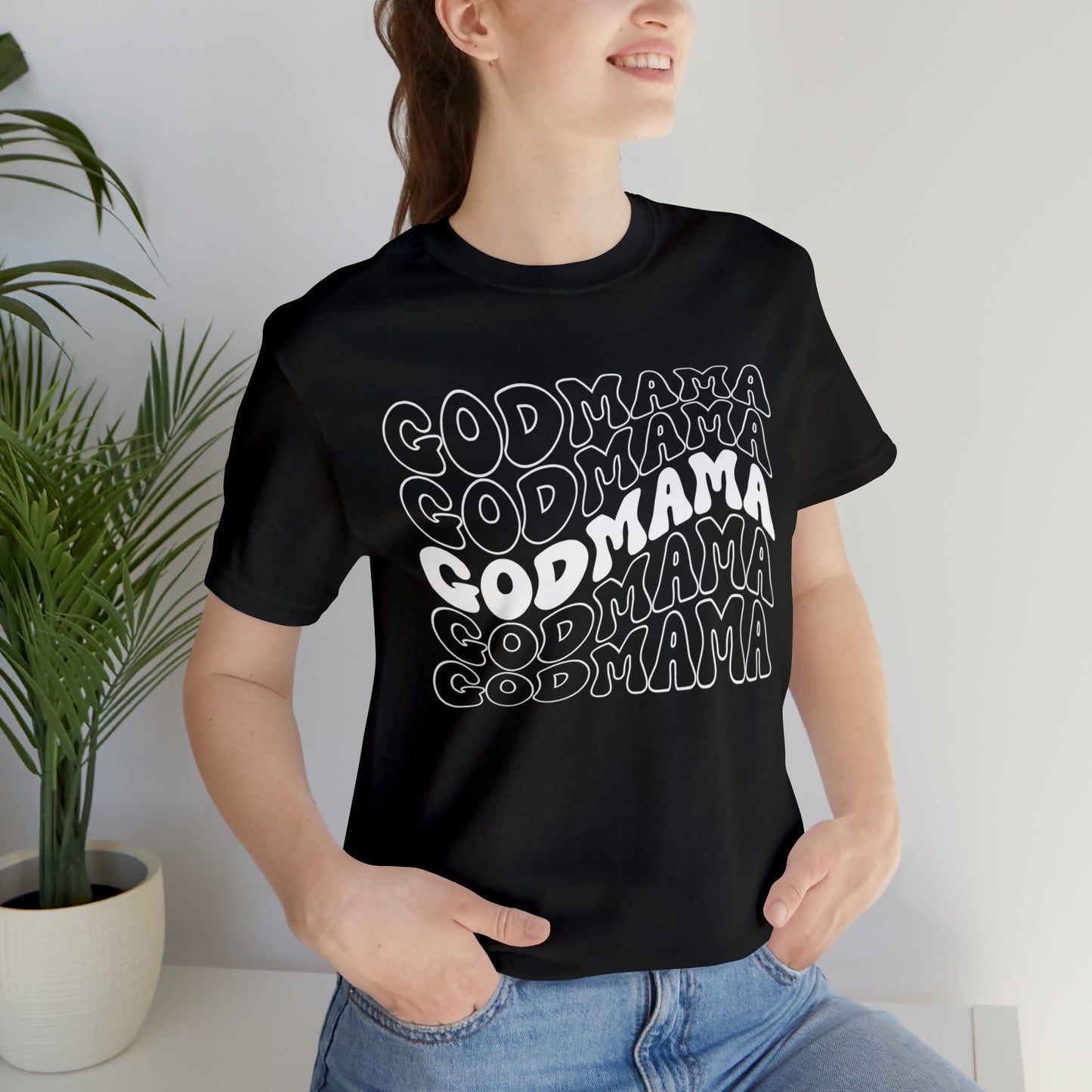 Retro Godmother Shirt for Mother's Day, Godmother Gift from Goddaughter, Cute Godmama Gift for Baptism, God Mother Proposal, T251