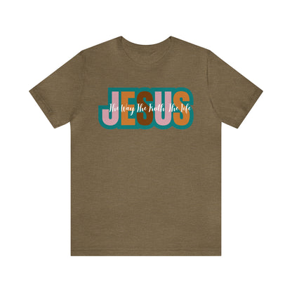 Retro Christian Tshirt, Jesus Tee for Christian Apparel, Christian Shirt for Women, T255