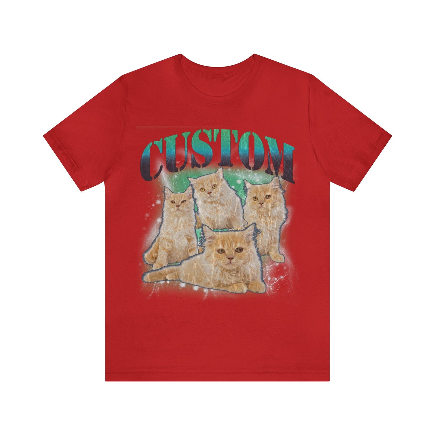 Retro Custom Cat Bootleg Tee, Custom Cat Shirt, Custom Cat Lover Gift, Custom dog portrait, Vintage Funny Cat Shirt, Bootleg Shirt, T1395