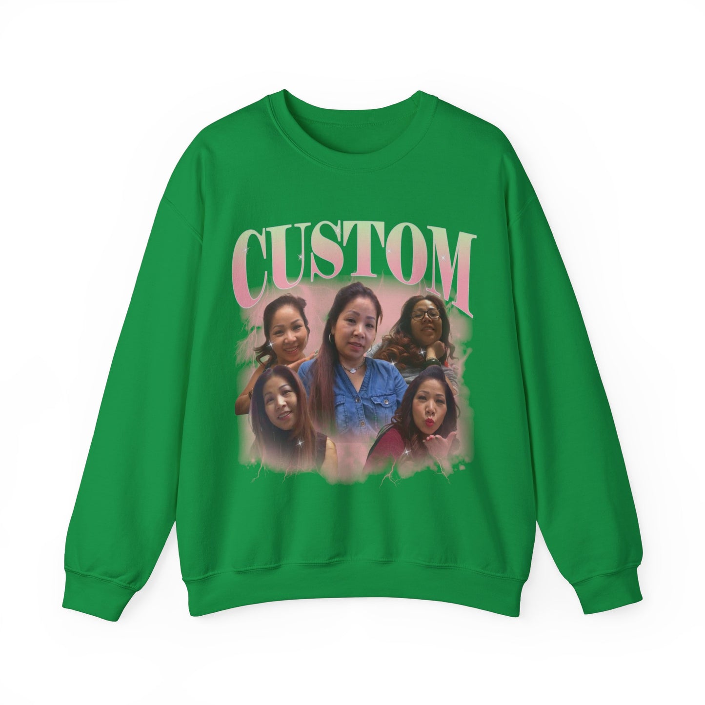 Custom Your Own Bootleg Tee, Retro Custom Bootleg Rap Tee, Custom Photo Sweatshirt, Insert Your Design Vintage Graphic 90s Sweatshirt, S1383