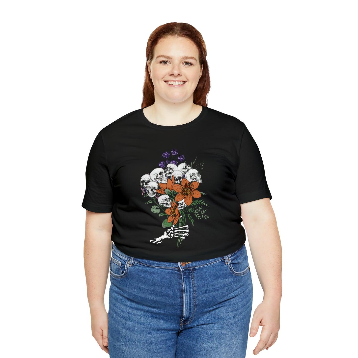 Fall Shirts for Women, Pumpkin Halloween Shirt, Skeleton T Shirt, Pumpkin Tshirt, T532