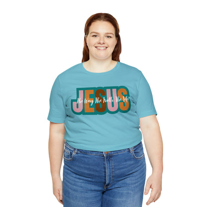 Retro Christian Tshirt, Jesus Tee for Christian Apparel, Christian Shirt for Women, T255