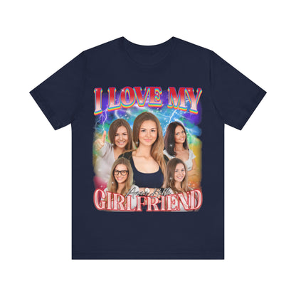 I Love My Girlfriend LGBTQIA+ Pride Shirt, Custom Bootleg Rap Tee Gay Rights Gift Equality Shirt LGBTQ Supporter Shirt Rainbow Shirt, T1633