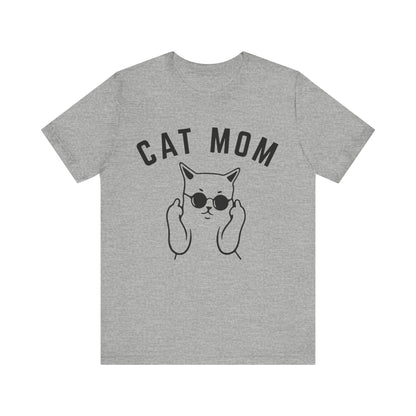 Cat Mom Shirt, Funny Pet Lover Tshirt for Her, Cat Mama T Shirt for Mom Gift from Kids, Cat T-Shirt Gift for Women, Cat Lover Tee, T1111