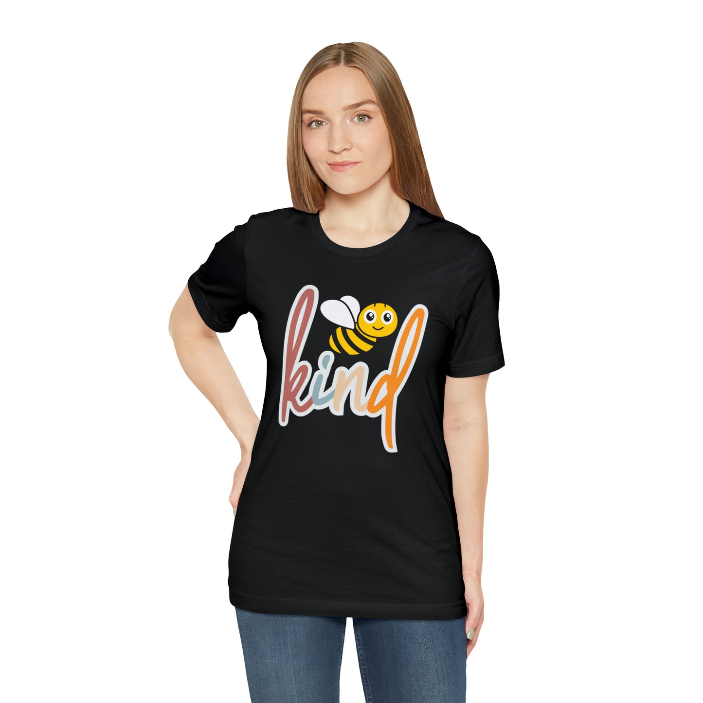 Cute Bee Kind T-Shirt for Boho Birthday Gift, Retro Bee Kind Shirt, Bee Kind TShirt for Her, T366