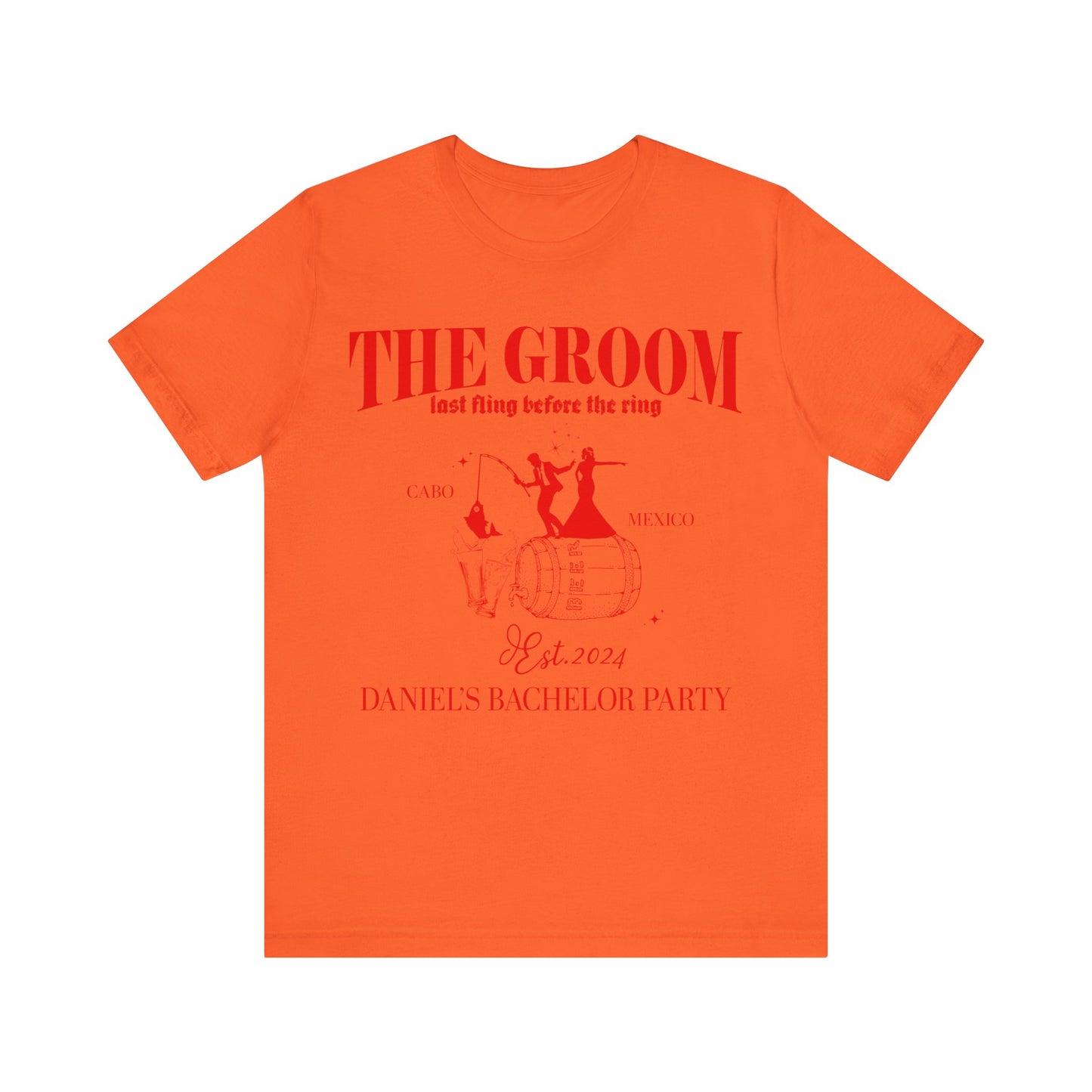 The Groom Bachelor Party Shirts, Groomsmen Shirt, Custom Bachelor Party Gifts, Group Bachelor Shirt, Fishing Bachelor Party Shirt, 12 T1604