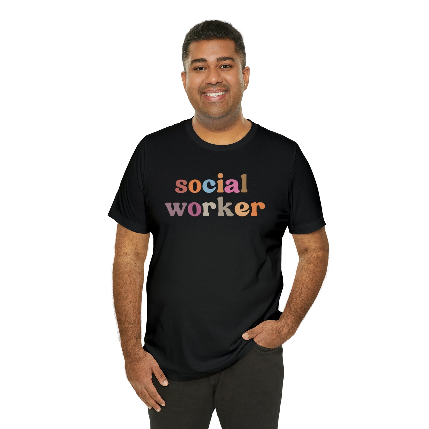 Retro Social Worker Shirt, Social Worker T-shirt for Women, School Social Worker Shirt, Social Worker Gift, T459