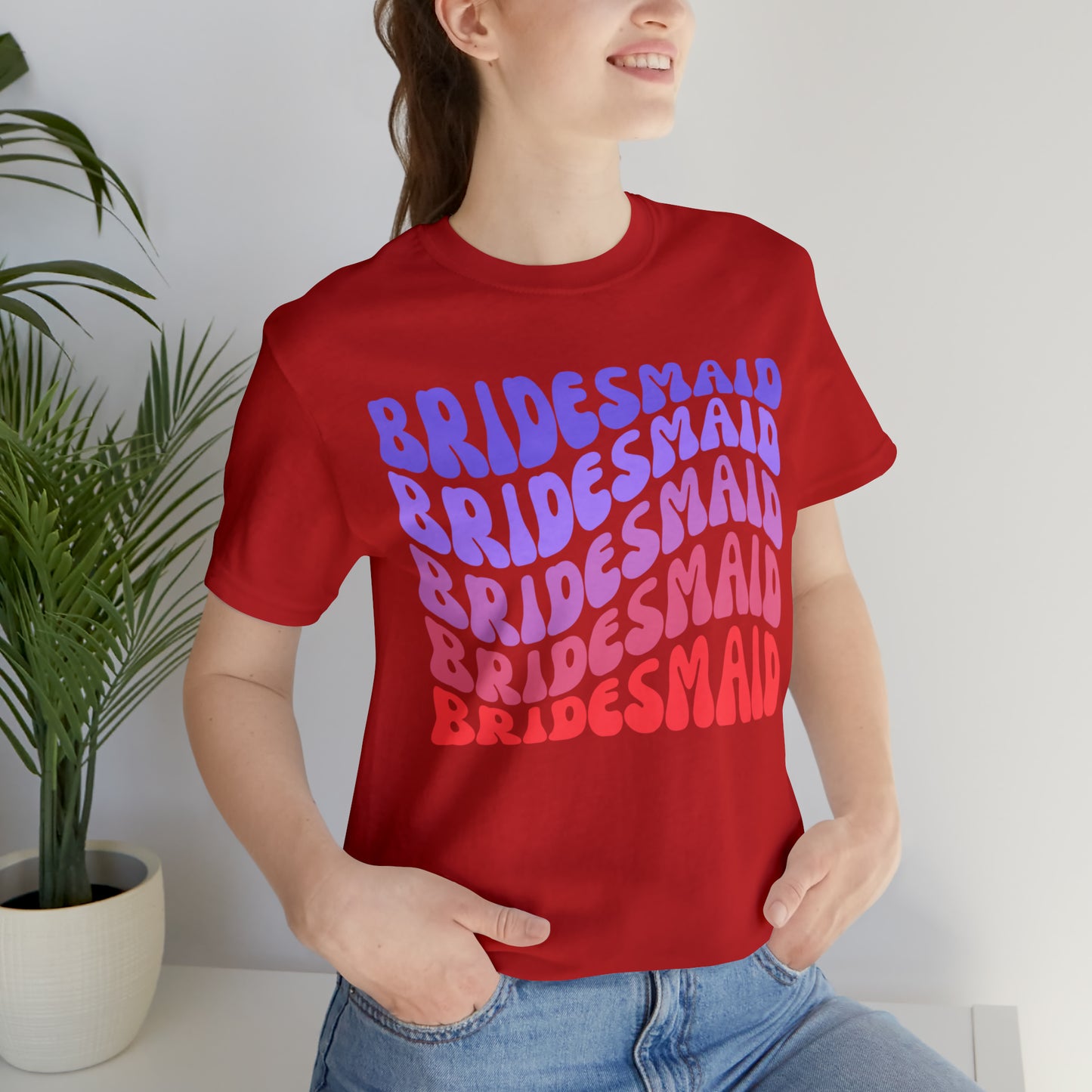 Retro Bridesmaid TShirt, Bridesmaid Shirt for Women, T287