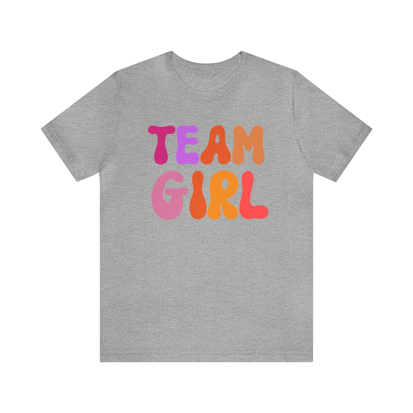 Team Girl Shirt for Gender Reveal, Cute Baby Announcement Shirt for Gender Reveal, Gender Announcement Gift for Her, T446