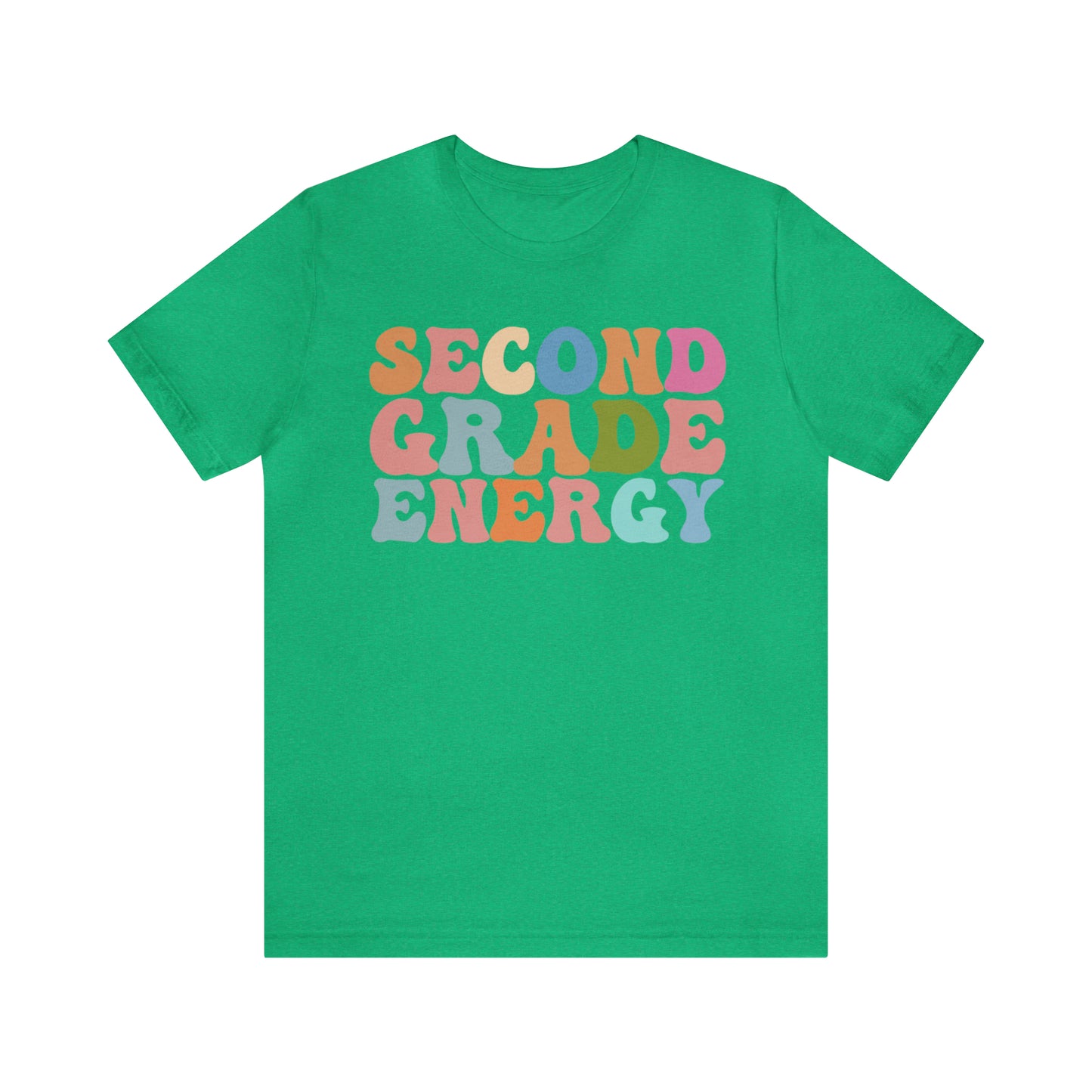 Cute Teacher Shirt, Second Grade Energy Shirt, Shirt for Second Grade, Teacher Appreciation Shirt, Best Teacher Shirt, T492