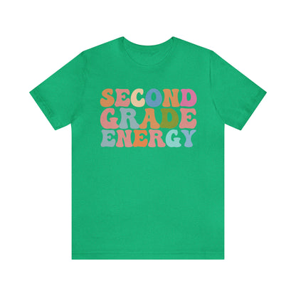 Cute Teacher Shirt, Second Grade Energy Shirt, Shirt for Second Grade, Teacher Appreciation Shirt, Best Teacher Shirt, T492