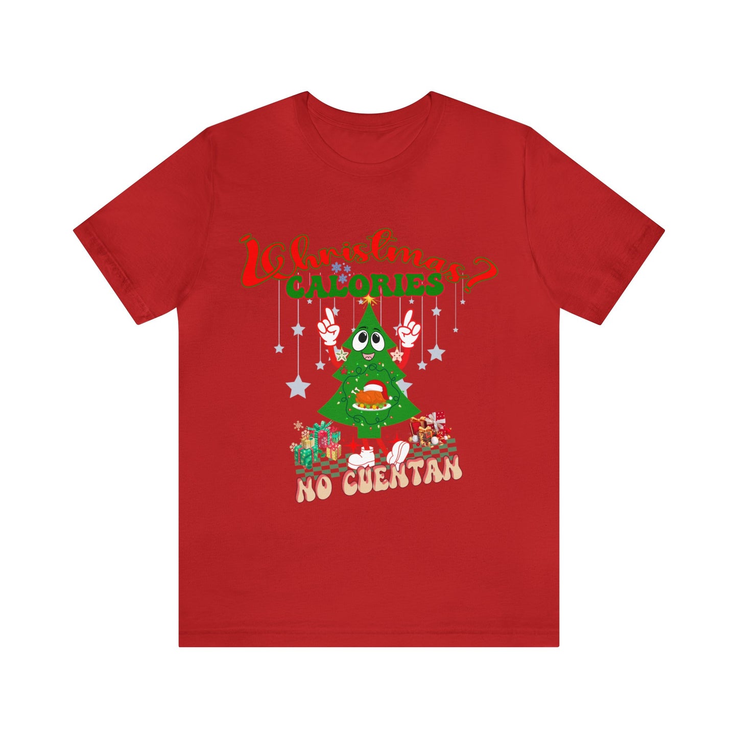 Christmas Calories No Cuentan Shirt, Feliz Navidad Shirt, Christmas Gifts, New Year Shirt, Spanish Christmas Shirt, Holiday Sweaters, T874