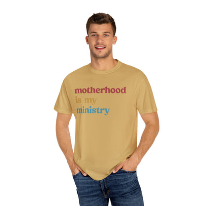 Motherhood Is My Ministry Shirt, Mothers Day Shirt, Motherhood Mom Shirt, Religious Mom Shirt, Cool Mom Shirt, Motherhood Shirt, CC1614