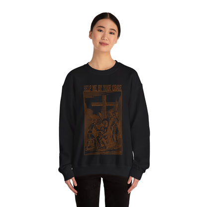 Vintage Antique Religious Biblical Drawing of Jesus Sweatshirt, 10Th Station of the Cross Sweatshirt, Way of the Cross Sweatshirt, S1590