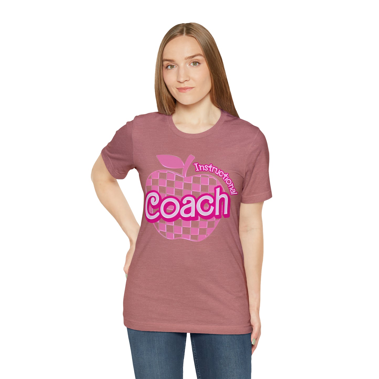 Instructional Coach shirt, Pink Sport Coach Shirt, Colorful Coaching shirt, 90s Cheer Coach shirt, Back To School Shirt, Teacher Gift, T819