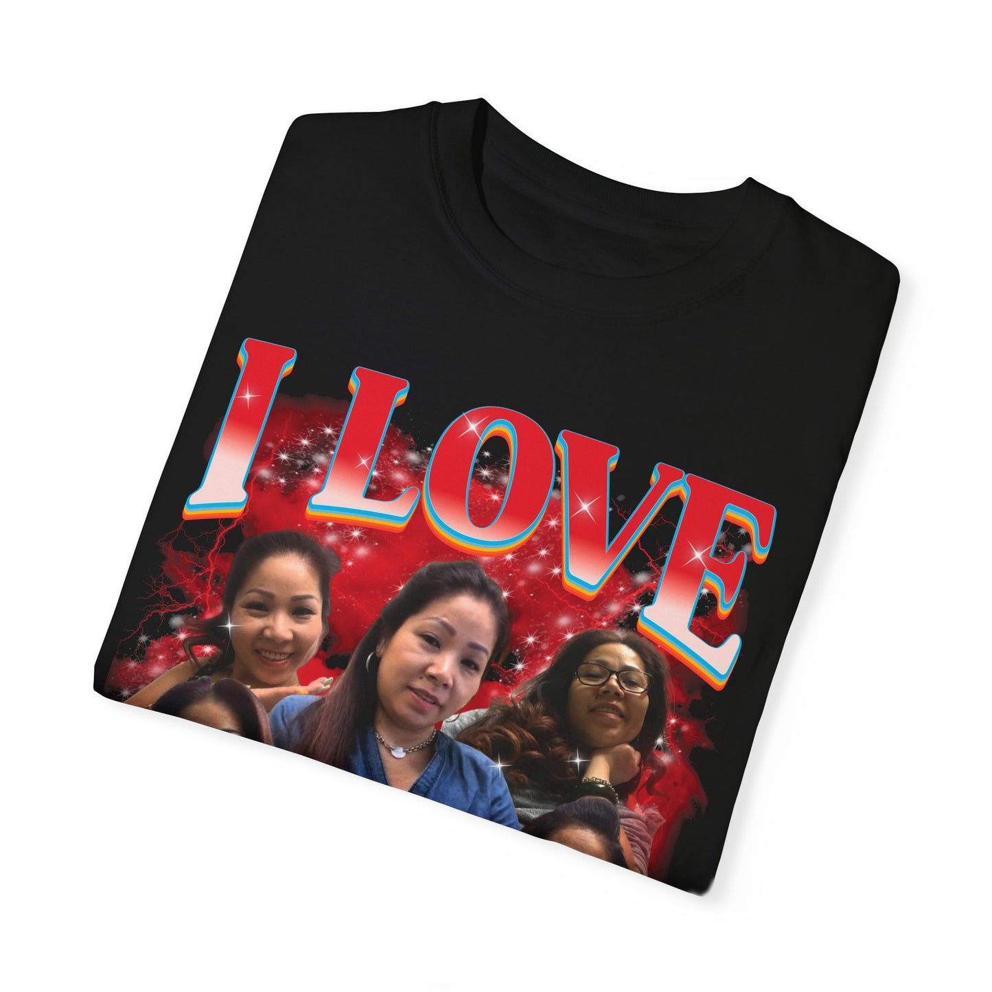 Custom Bootleg Rap Tee, I Love My Wife Shirt, Custom Wife Photo Shirt, Vintage Graphic 90s Tshirt, Valentine's Shirt Gift, CC1347