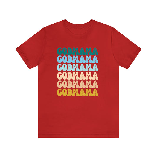 Godmother Gift from Goddaughter, Retro Godmother Shirt for Mother's Day, Cute Godmama Gift for Baptism, God Mother Proposal, T250