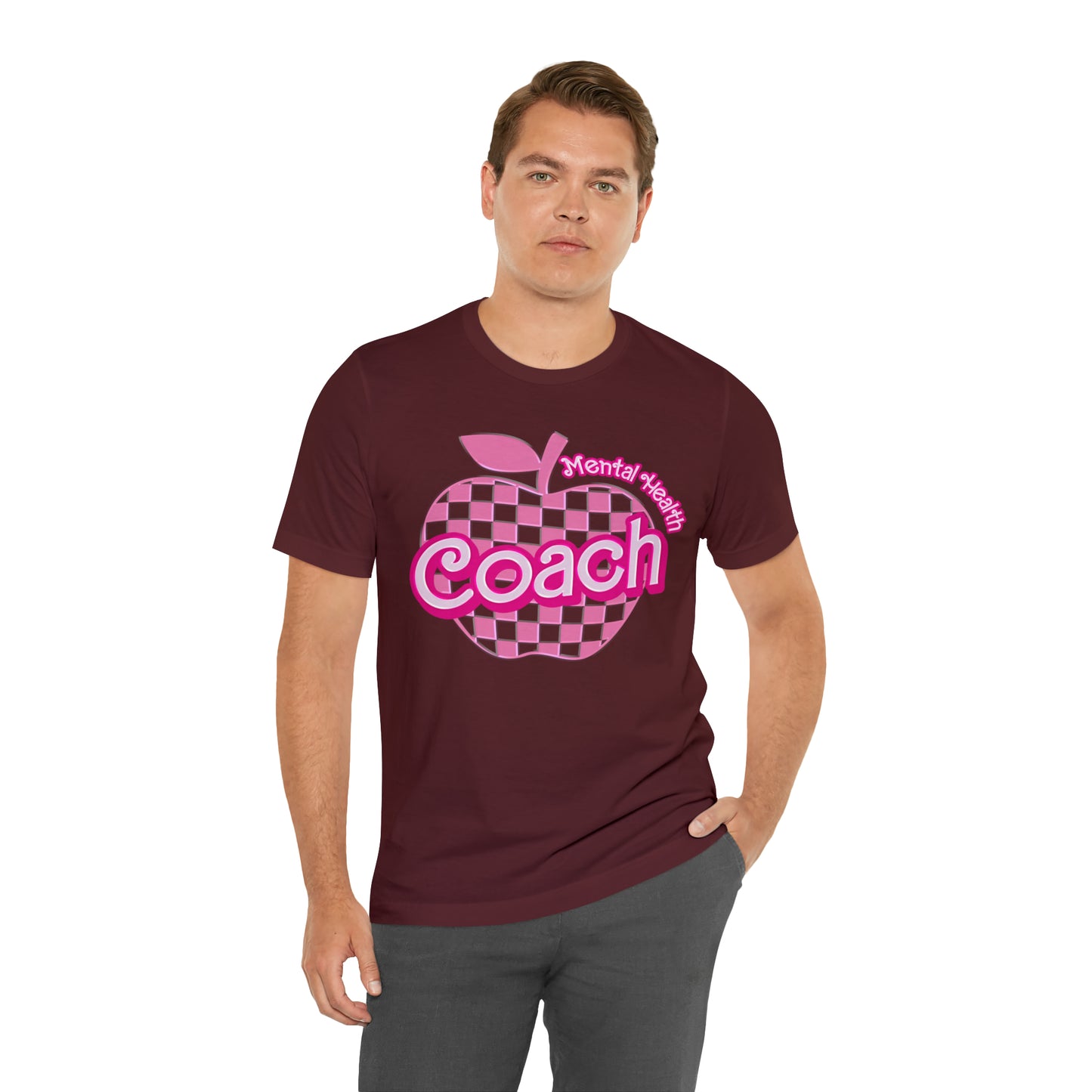 Mental Health Coach shirt, Pink Sport Coach Shirt, Colorful Coaching shirt, 90s Cheer Coach shirt, Back To School Shirt, Teacher Gift, T823