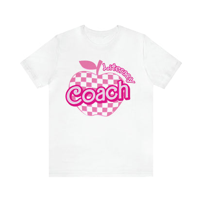 Literacy Coach shirt, Pink Sport Coach Shirt, Colorful Coaching shirt, 90s Cheer Coach shirt, Back To School Shirt, Teacher Gift, T821