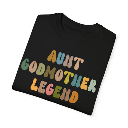 Aunt Godmother Legend Shirt for Aunt, Cute Godmother Gift from Goddaughter, Godmother Proposal, Retro Godmother Gift for Baptism, CC1033