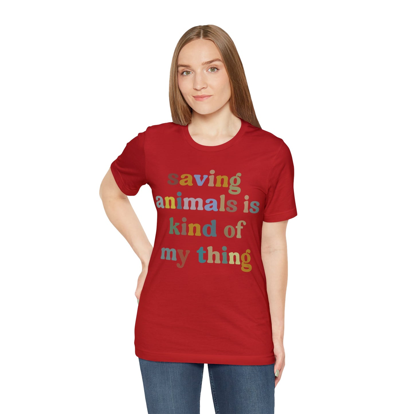 Saving Animals Is Kind Of My Thing Shirt, Animal Rescue Tshirt, Pet Adoption Tshirt, Dog Mom Shirt, Fur Mama T-Shirt, T999