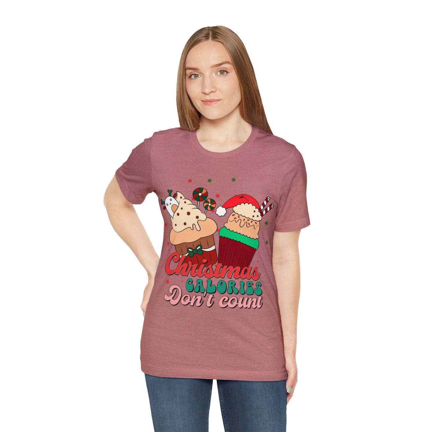 Christmas Calories Don't Count Shirt, Funny Christmas Shirt, Christmas Gift, Xmas calories shirt, Christmas calories, T871