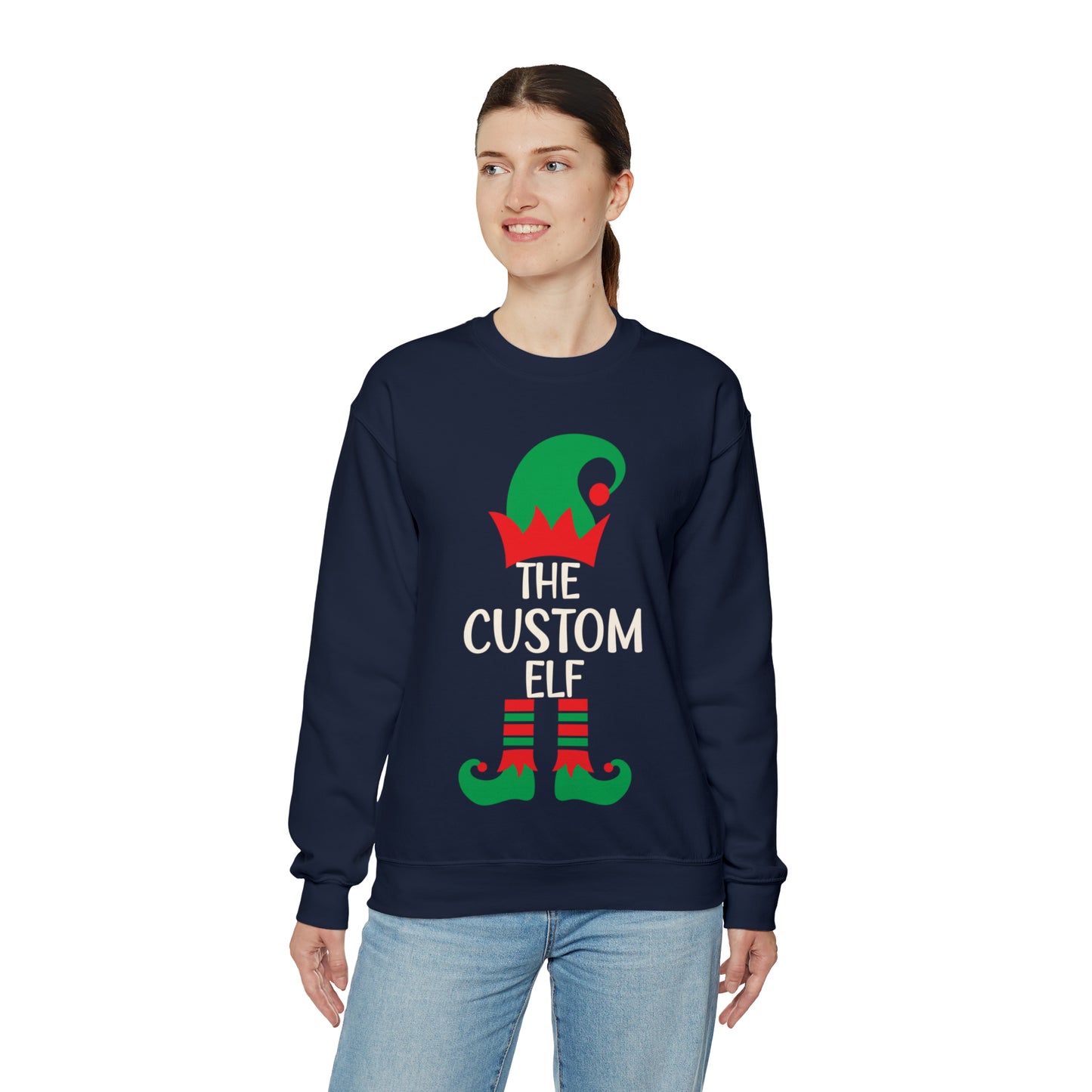 Custom The Elf Sweatshirt, Christmas Elf Sweatshirt, Christmas Family Matching, Christmas Family Matching, Funny Christmas Sweatshirt, S869