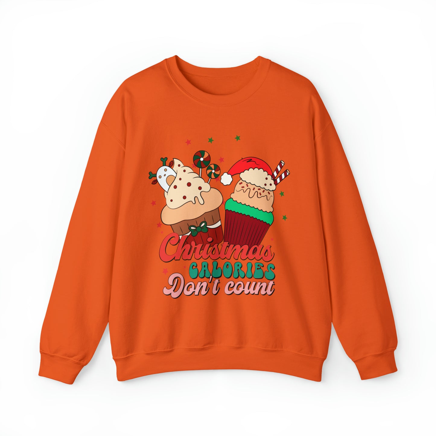 Christmas Calories Don't Count Sweatshirt, Funny Christmas Sweatshirt, Christmas Gift, Xmas calories Sweatshirt, Christmas calories, SW871