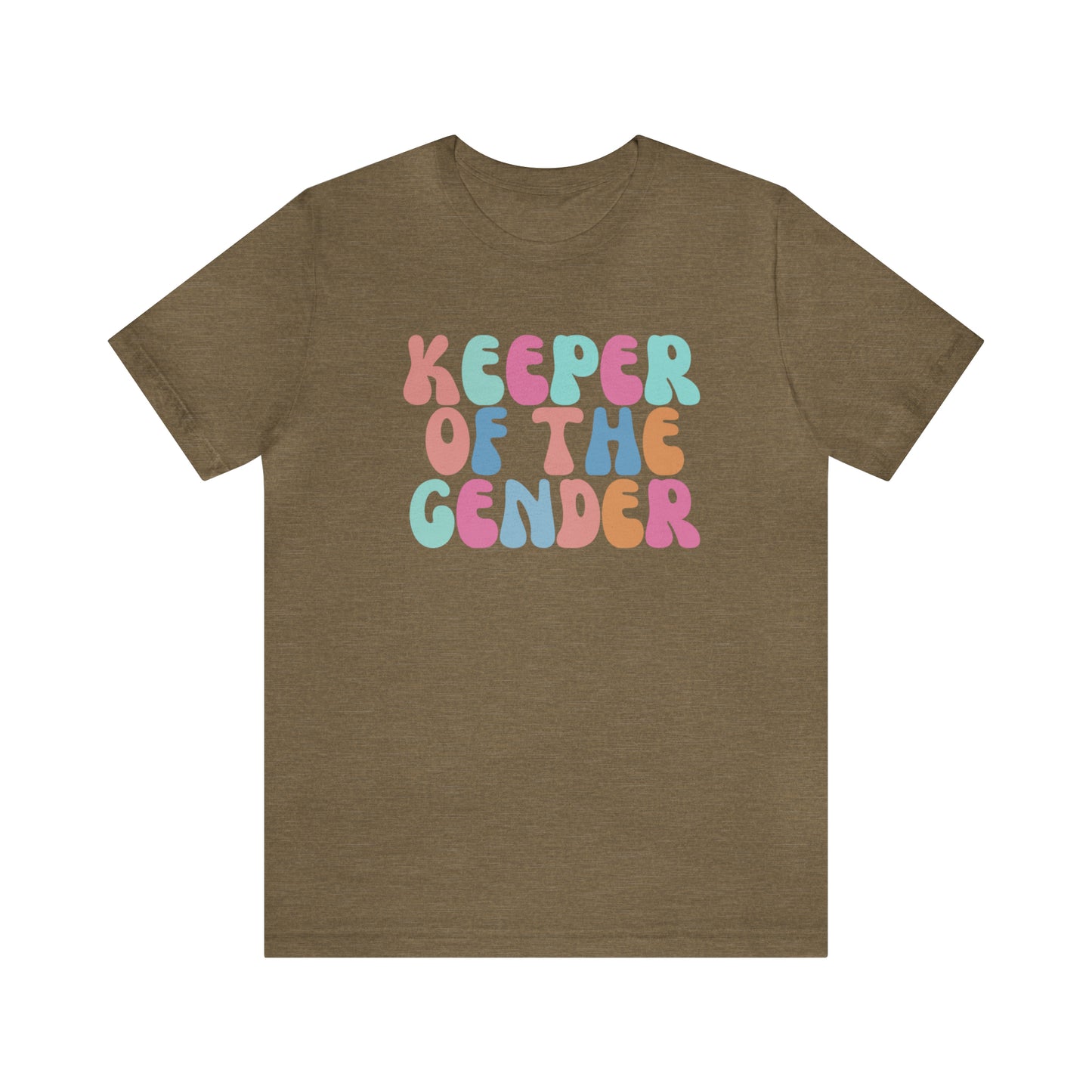 Cute Baby Announcement Shirt for Gender Reveal, Keeper of the Gender Shirt, Gender Reveal Party Tee, T331