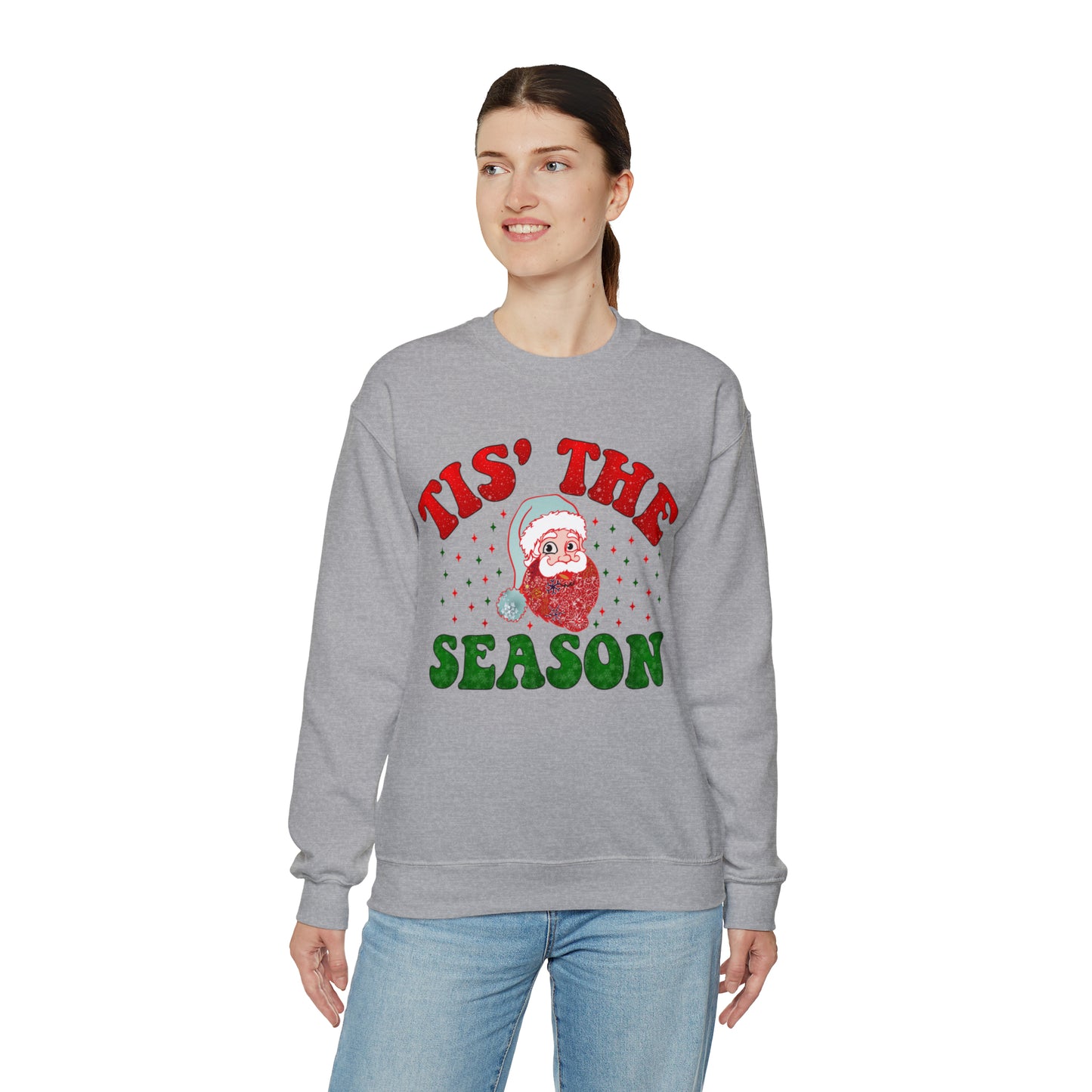 Christmas Tis The Season Sweatshirt, Merry Christmas Shirt, Christmas Tree Sweater, Christmas Tree shirt, Christmas Cake Sweatshirt, S886